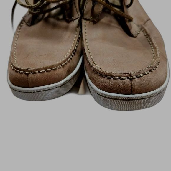 Sebago Ryde Chukka Dark Taupe & Tan Leather Casual Lace Up Ankle Boots main image 8